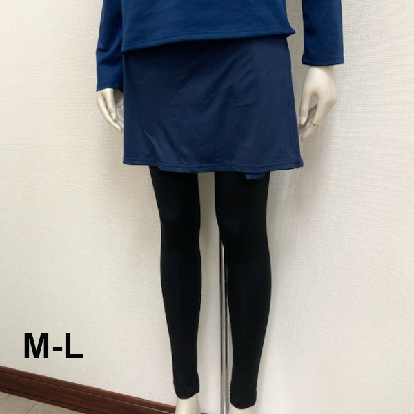 即決新品 レディース スポーツスカート ランニングスカート ヨガスカート M-L ネイビー ミニスカート 送料無料拍卖