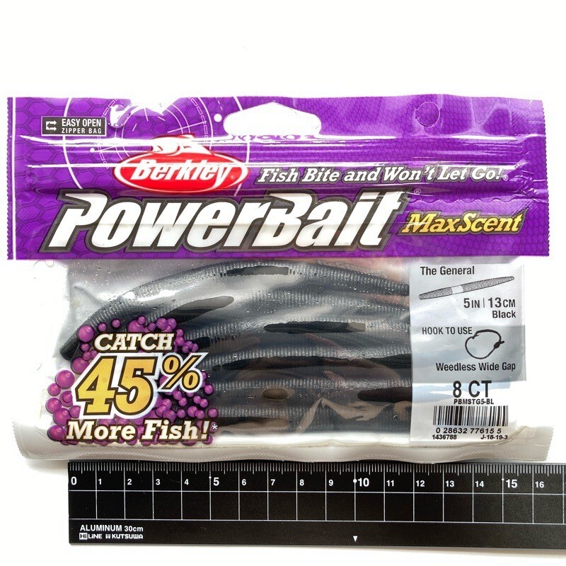 814364 新品 バークレイ マックスセント 5インチ ゼネラル #ブラック BERKLEY パワーベイト ジェネラル拍卖