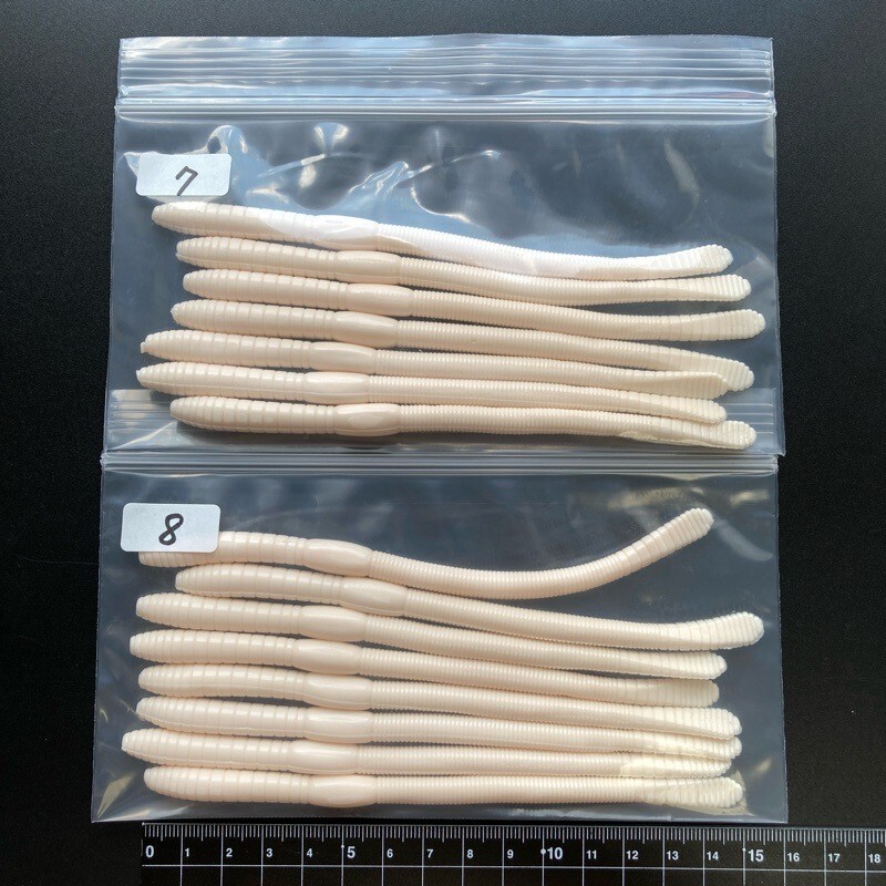 814373 バブルガムワーム BUBBLEGUM フローティングワーム 15本 オールド品 希少入手困難品 アメリカンワーム拍卖