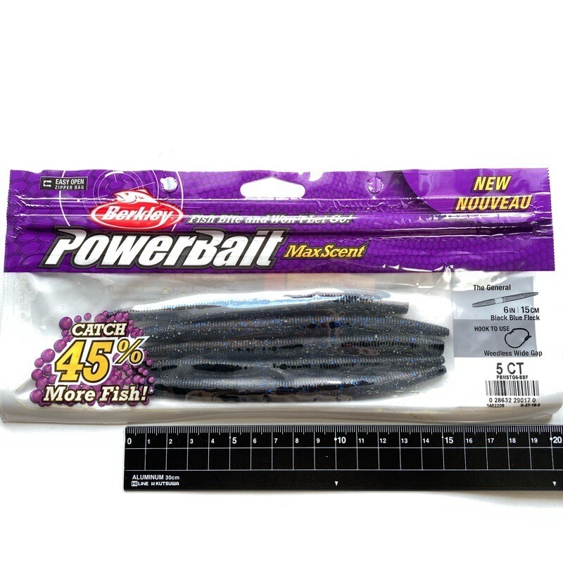 814391 新品 バークレイ マックスセント 6インチ ゼネラル #ブラックブルーフレーク BERKLEY パワーベイト ジェネラル拍卖