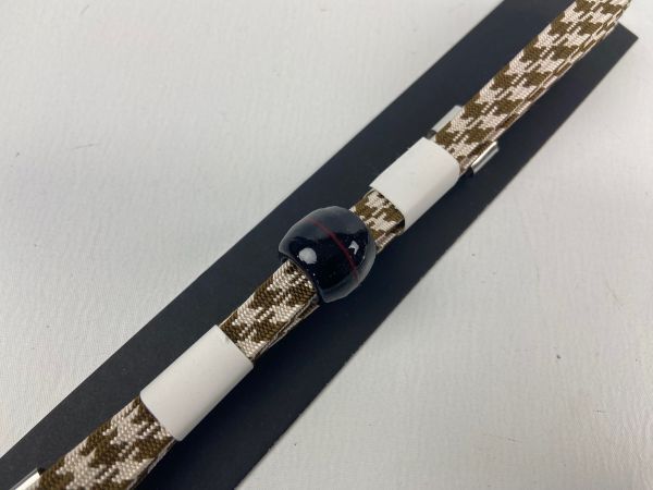 ▼三作▼新品 正絹 三分紐 帯締め トンボ玉付 1拍卖