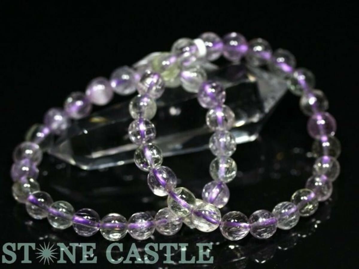 【高品質】クンツァイト6Aクラス ブレスレット約8.5〜9mm 最高グレード拍卖