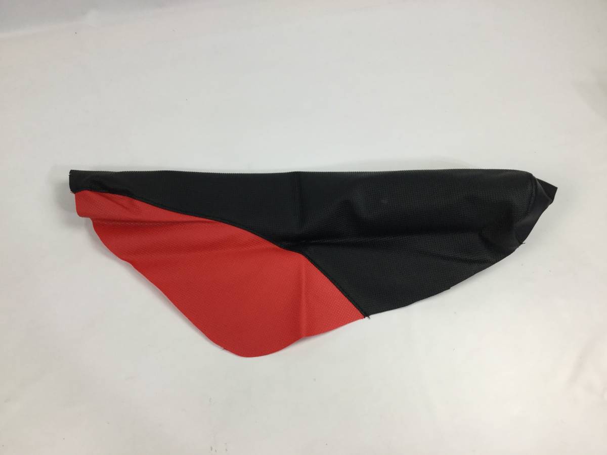 新品 即決 送料無料 カワサキ kawasaki KSR110 KSR80 KSR50 KSR 生地 Wノンスリップ黒赤 シート生地 シートカバー シート表皮拍卖