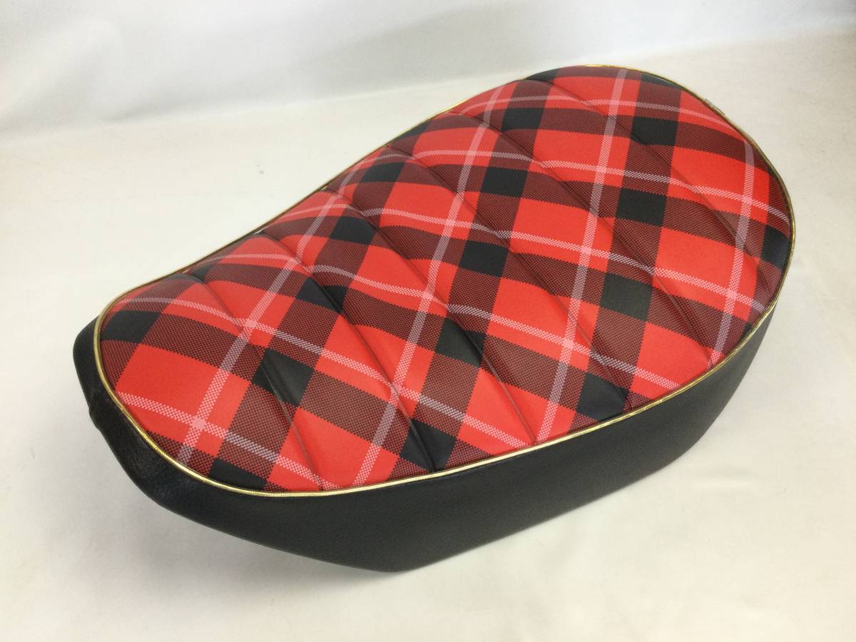 送料600円 モンキー125 生地 チェック柄 金PP シート タックロール 検(モンキー Z50J 30周年 40周年 Z50M) 生地のみですご注意ください拍卖