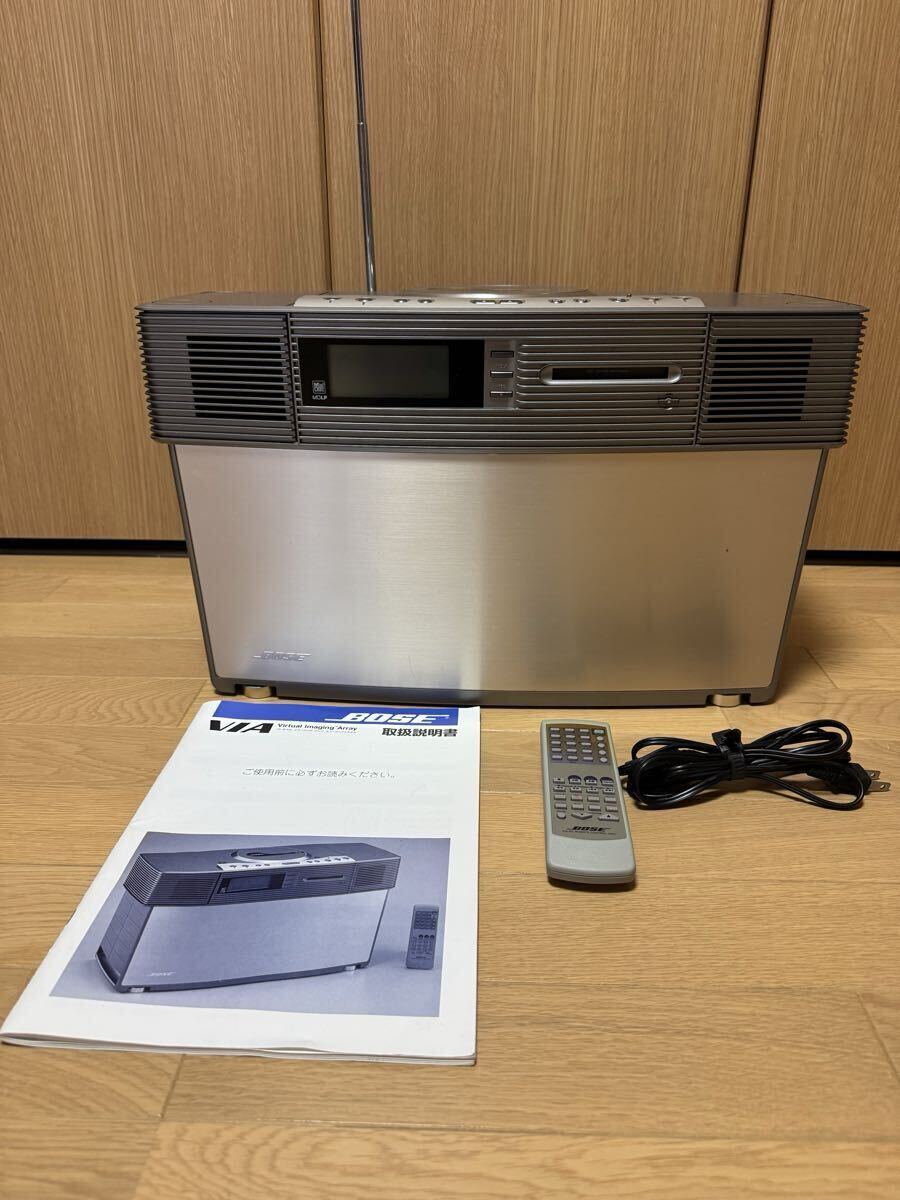 【動作確認済み】BOSE VIA Virtual Imaging Array ボーズ ステレオミュージックシステム J-470拍卖