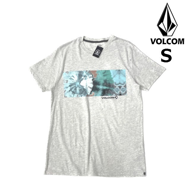 売切り【正規新品】VOLCOM ボルコム◆半袖 Tシャツ スケート サーフ ストーンロゴ 男女兼用(S)グレー 250617-B拍卖