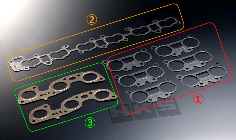 【HKS】メタルインテークマニホールドガスケット RB26DETT 画像(2)拍卖