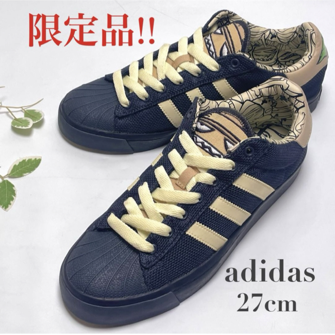 【限定版】超希少 adidas アディダス スニーカー SS VULC G05296 ブラック 黒 27cm メンズ スケートボード モンスター レア 入手困難拍卖