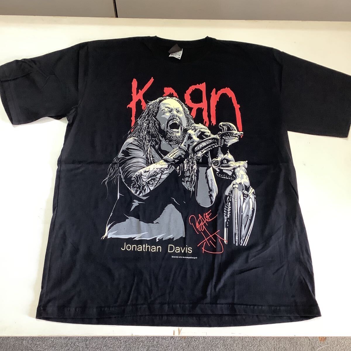 SR13D2 コーン ジョナサン デイヴィス バンドTシャツ XXLサイズ KORN Jonathan Davis 拍卖