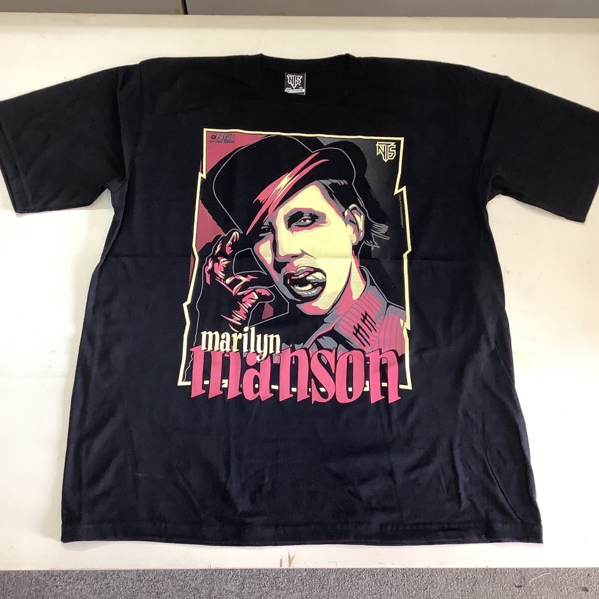 SR13D2 マリリン・マンソン バンドTシャツ XXLサイズ  Marilyn Manson 半袖Tシャツ 拍卖