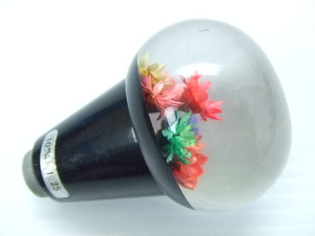 当時物 新品 玉型 水中花 10×1.25 シフトノブ シフトレバー チェンジレバー 旧車 昭和 レトロ ビンテージ 高速有鉛 ホットロッド 10mm sub拍卖