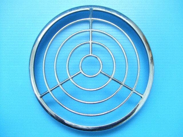 当時物 180パイ 丸目2灯 丸2灯 ヘッドライト ライトプロテクター ライトガード ライトカバー旧車シビエ マーシャルPAN YAC 180mm 丸型 丸形拍卖