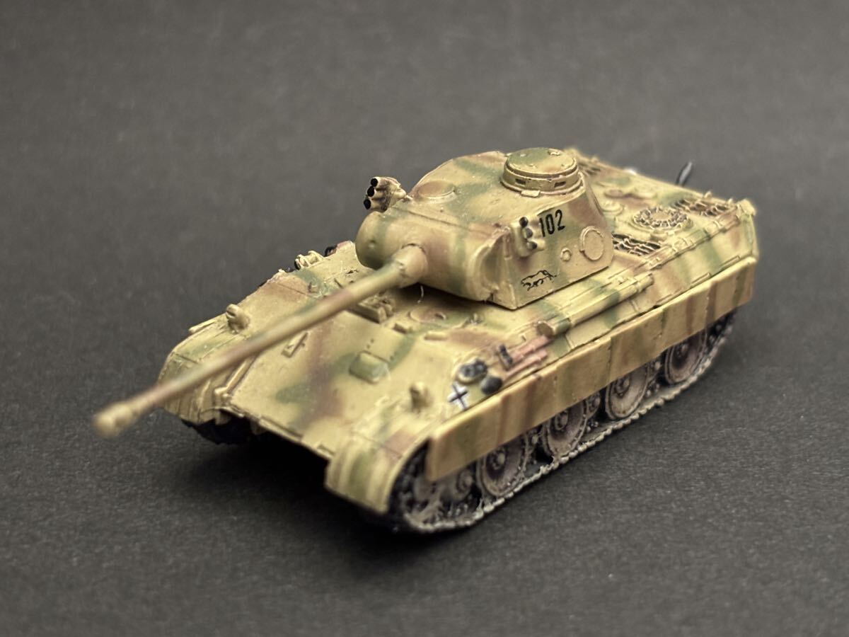 WTM7 1/144 パンターD型中戦車 3色迷彩 102号車【同梱可能】WW2 ドイツ パンサー パンテル ワールドタンクミュージアム7 マイクロアーマー拍卖