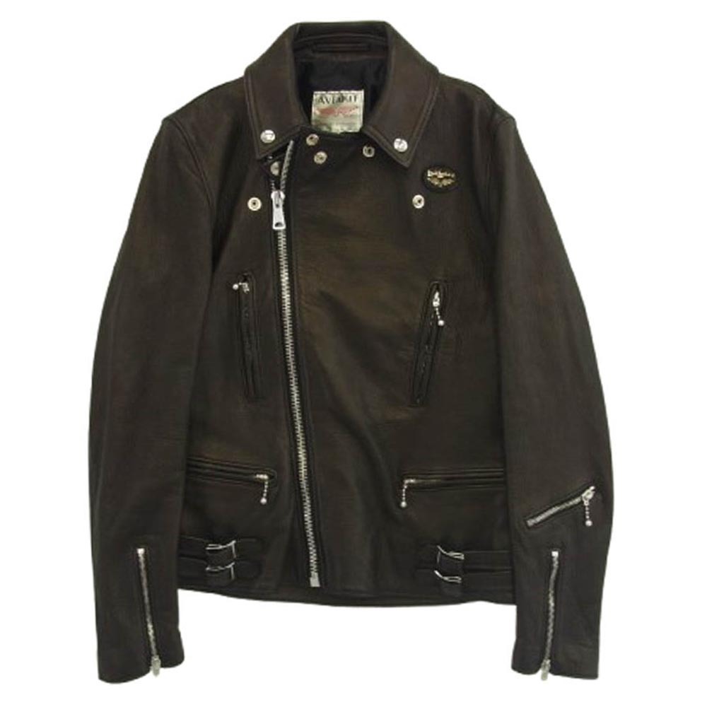 The REAL McCOY'S ザリアルマッコイズ × Lewis Leathers Lightning ディアスキン ライトニング ライダース ジャケット【美品】【中古】拍卖