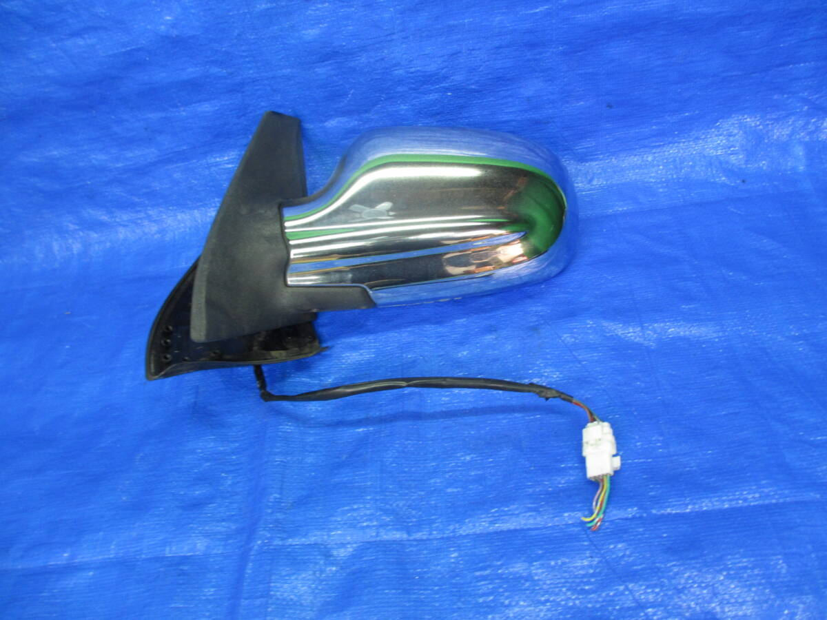 管1305-2 ミラ ミラジーノ L700S L710S 純正 メッキ ドアミラー サイドミラー 左 5ピン ☆格納不可☆拍卖