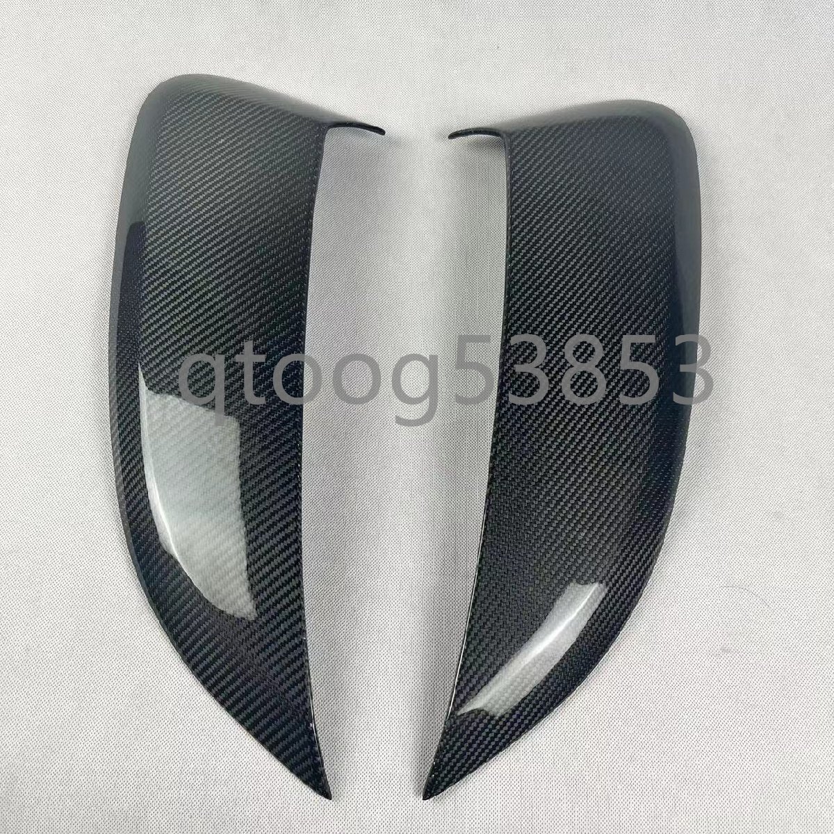 リアルカーボン製 ポルシェ 718 ボクスター ケイマン 粘着式 サイドグリル サイド フェンダー 左右セット拍卖