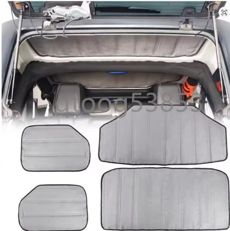 ジープラングラーjk4ドア用ヘッドライナールーフ断熱キット2011-2018拍卖