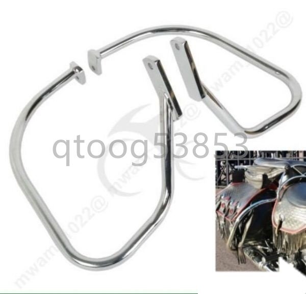 サドルバッグガード クローム ソフテイル ヘリテイジ スプリンガー ハーレー FLSTS 1997-1999拍卖