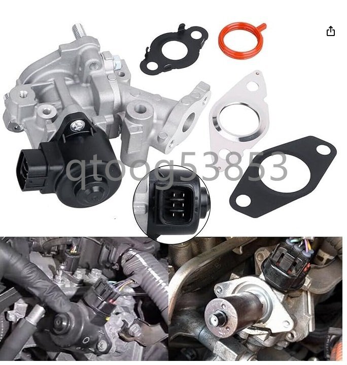 EGRバルブ ガスケット付 ZVW30 ZVW35 ZVW40 ZVW41 トヨタ プリウス プリウスα 25620-37120 2562037120 2562037110拍卖