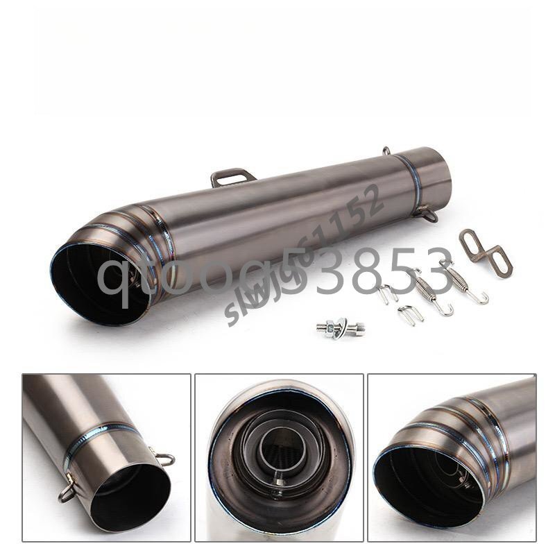 新品 チタンマフラー スリップオン 60.5mm 60.5Φ サイレンサー 汎用 内径約50mm ZRX1200R GPZ900R ZRX1100 CB1300SF拍卖