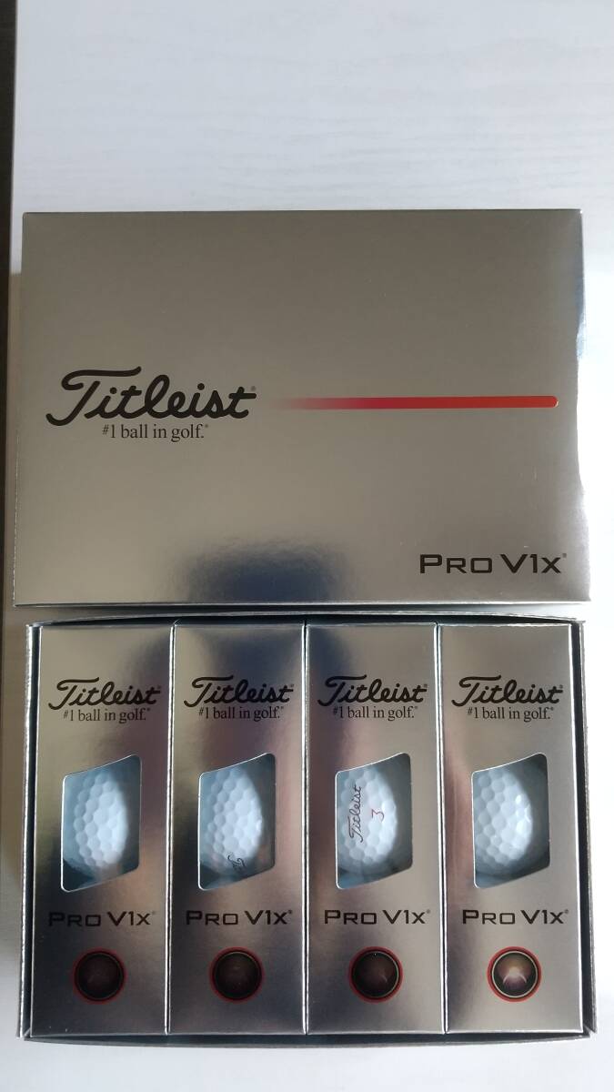 タイトリスト 最新 ’25 PRO-V1X ホワイト 新品 拍卖