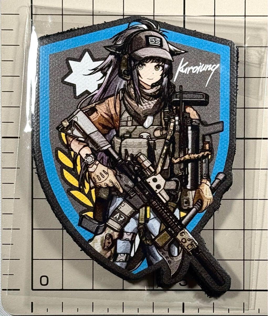 国内未発売 正規品(Tactical Nights series) ジェシカ レザー調ベルクロパッチ ■ アークナイツ ワッペン サバゲー 痛ワッペン 拍卖