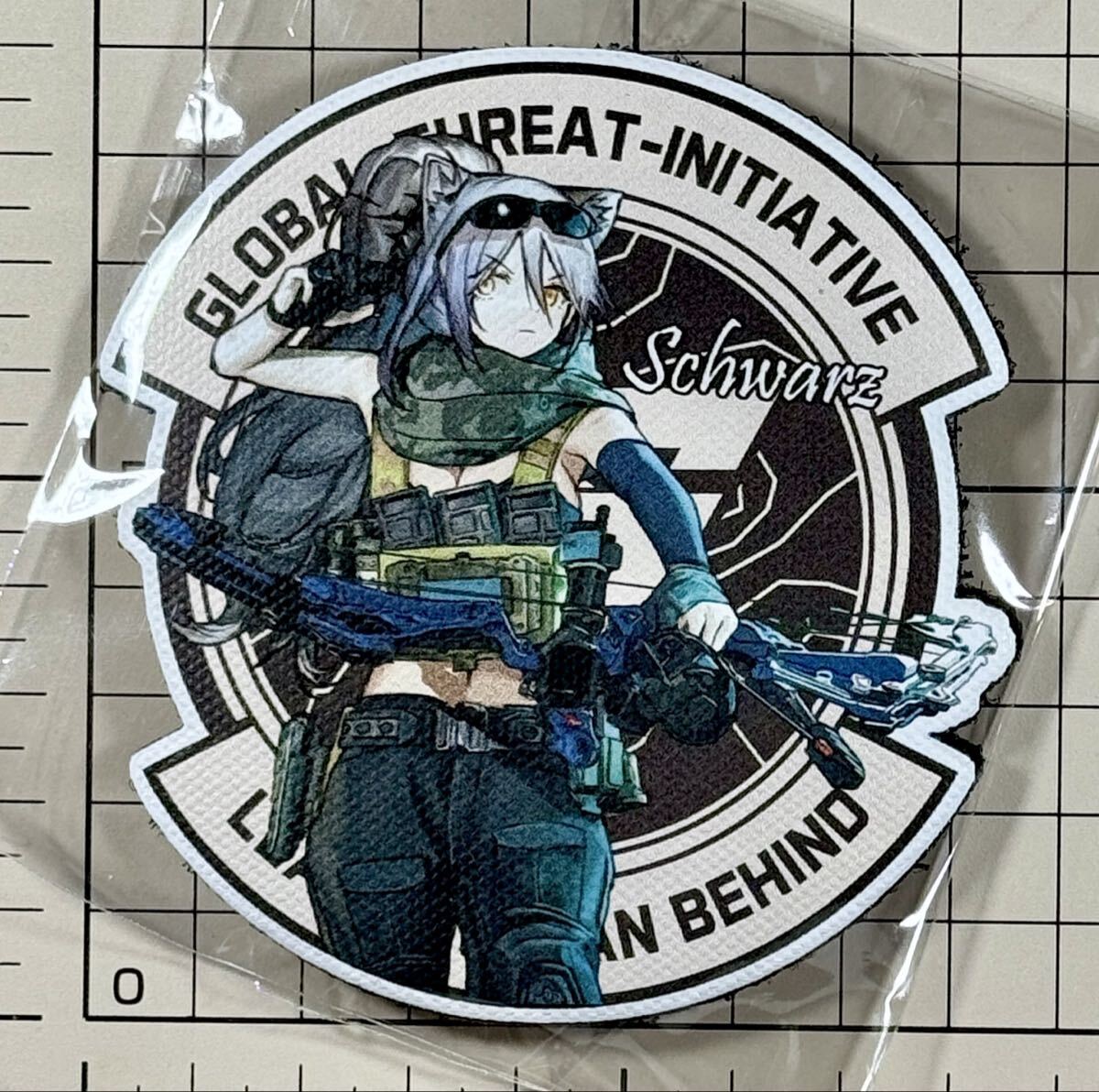国内未発売 正規品(Tactical Nights series) シュヴァルツ レザー調ベルクロパッチ ■ アークナイツ ワッペン 拍卖
