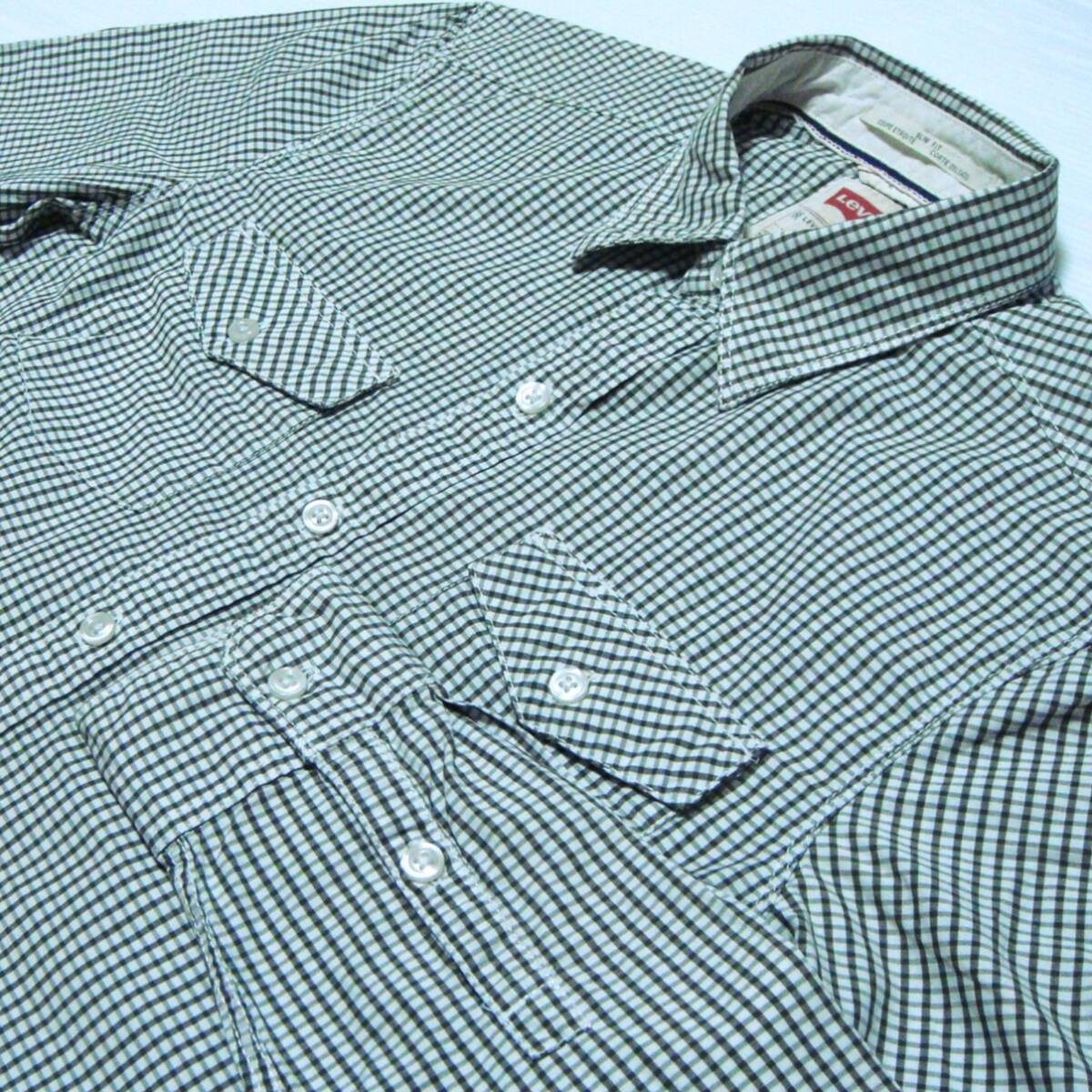 【送料無料】 ^ ^ リーバイス/Levi`s ■美色 ^^ 比較的良い状態 ウエスタンシャツ Ladys M ■アメリカ ワークシャツ USA古着 o8■拍卖