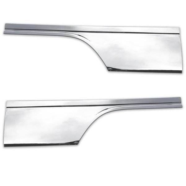 いすゞ PMエルフ NEWエルフ 07エルフ メッキ ドア ガーニッシュ パネル 左右セット 新品 T305拍卖