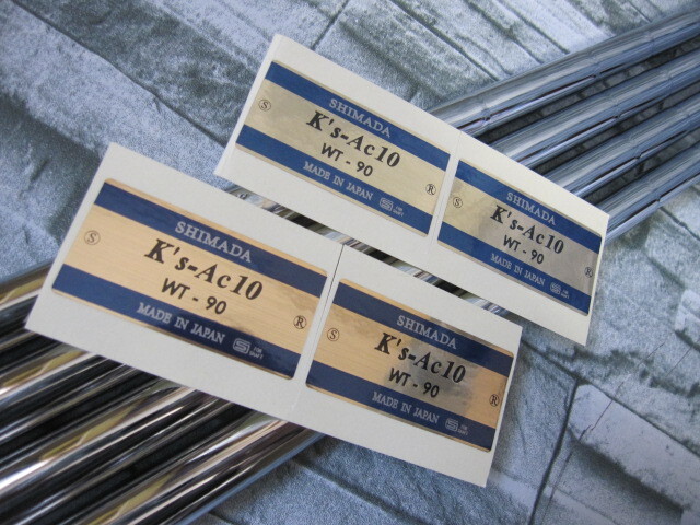 新品■税込■ ≪ K's Ac10 ≫ SHIMADA GOLF【4本組】 41.5 41.0 39.0 38.0 90 (R) 島田ゴルフ製作所拍卖