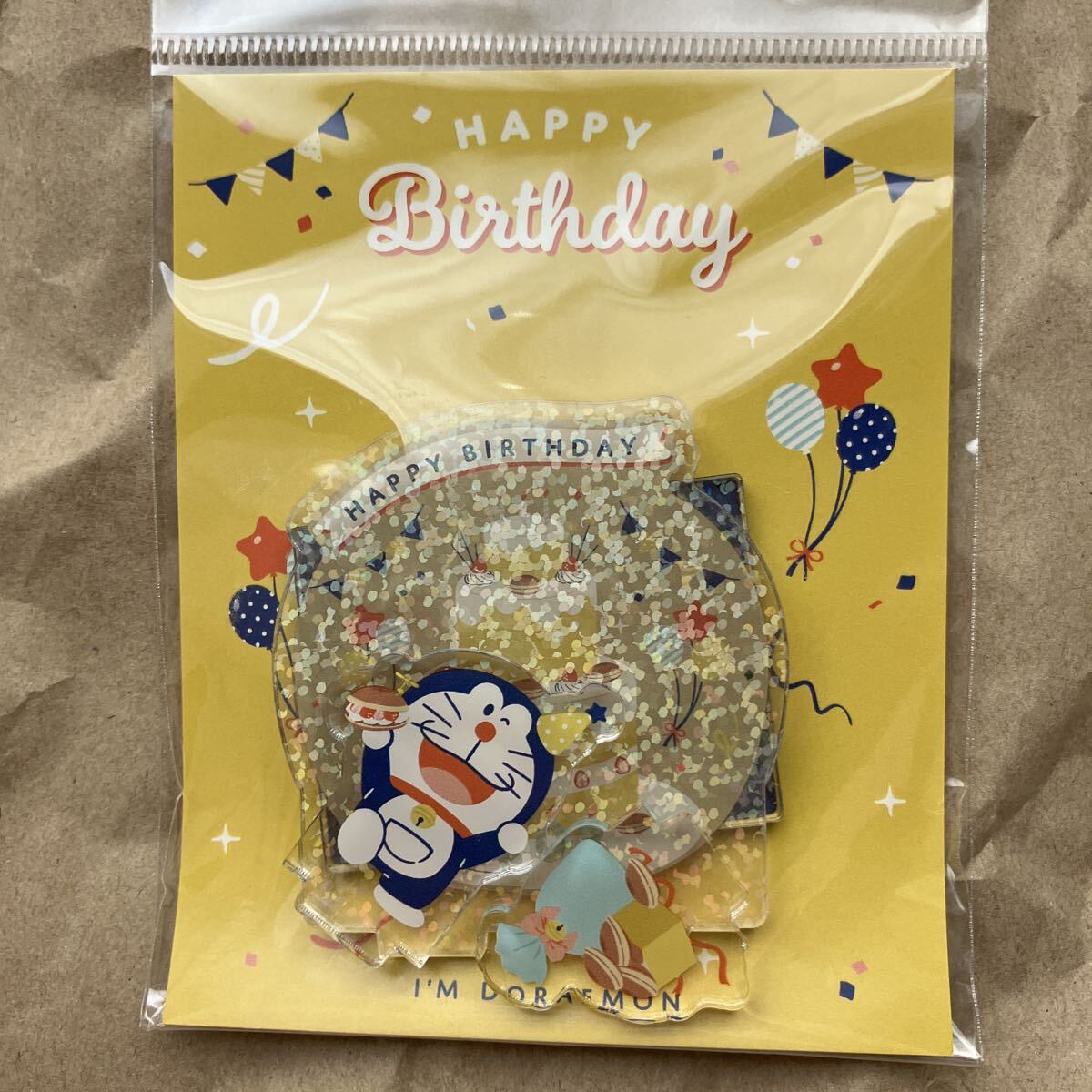 ドラえもん I'm Doraemon お誕生日 背景アクリルスタンド拍卖