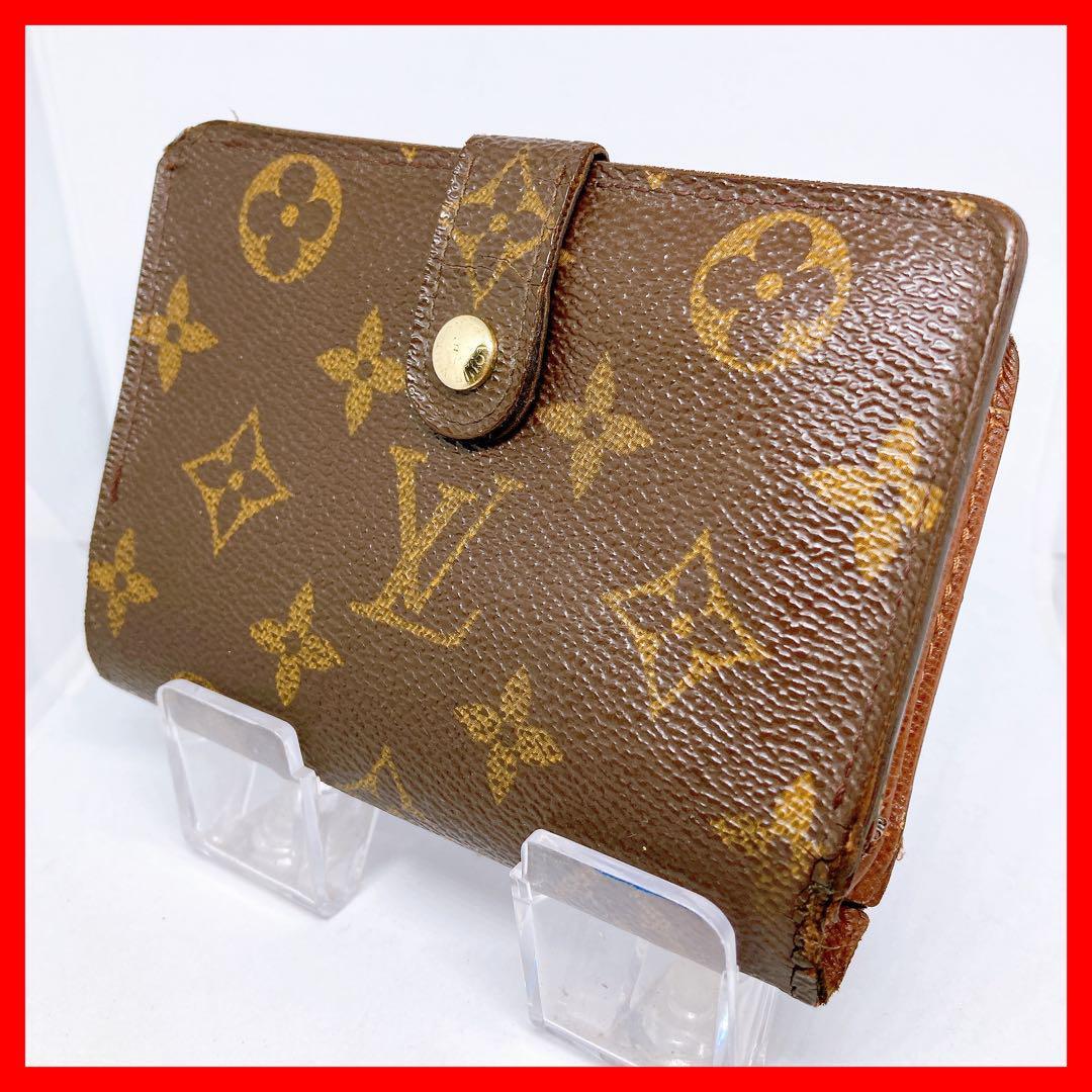 653 ルイヴィトン モノグラム 長財布 折り財布 がま口 ヴィエノワ拍卖
