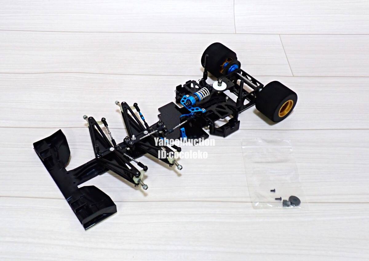 シェブロンモデルズ タミヤ F103 6輪コンバージョン シャーシ オプションパーツ多数付 サイバーフォーミュラ アスラーダ拍卖