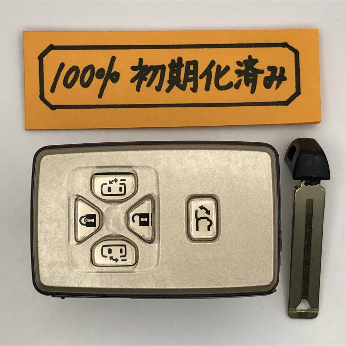 EF47 初期化済 トヨタ スマートキー エスティマ 50 アルファード ヴェルファイア 20 5ボタン 271451-6221 登録可能 埼玉県深谷市 拍卖