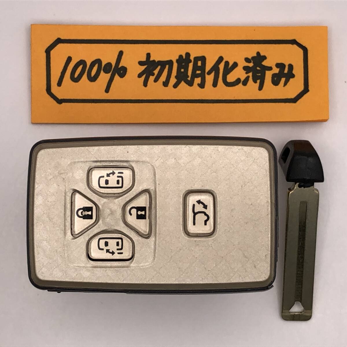 EF48 初期化済 トヨタ スマートキー エスティマ 50 アルファード ヴェルファイア 20 5ボタン 271451-6221 登録可能 埼玉県深谷市 拍卖