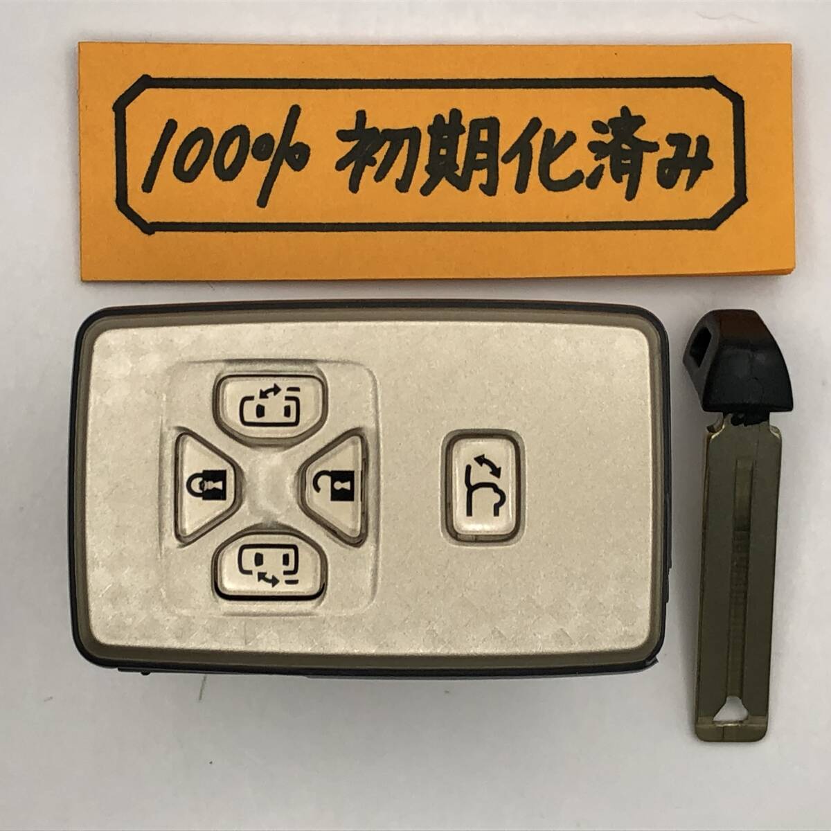 EF49 初期化済 トヨタ スマートキー エスティマ 50 アルファード ヴェルファイア 20 5ボタン 271451-6221 登録可能 埼玉県深谷市 拍卖