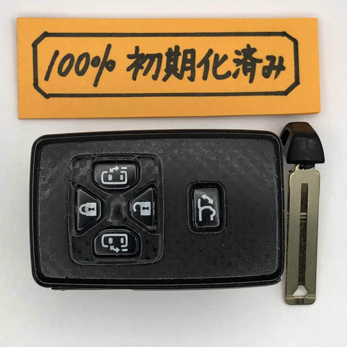 EF63 初期化済 トヨタ スマートキー エスティマ 50 アルファード ヴェルファイア 20 5ボタン 271451-6221 登録可能 埼玉県深谷市 拍卖