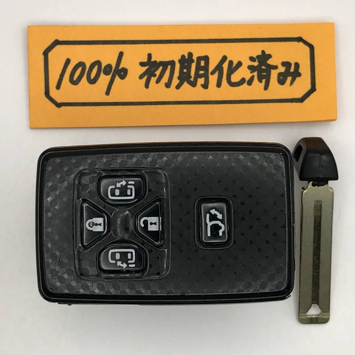 EF68 初期化済 トヨタ スマートキー エスティマ 50 アルファード ヴェルファイア 20 5ボタン 271451-6221 登録可能 埼玉県深谷市 拍卖