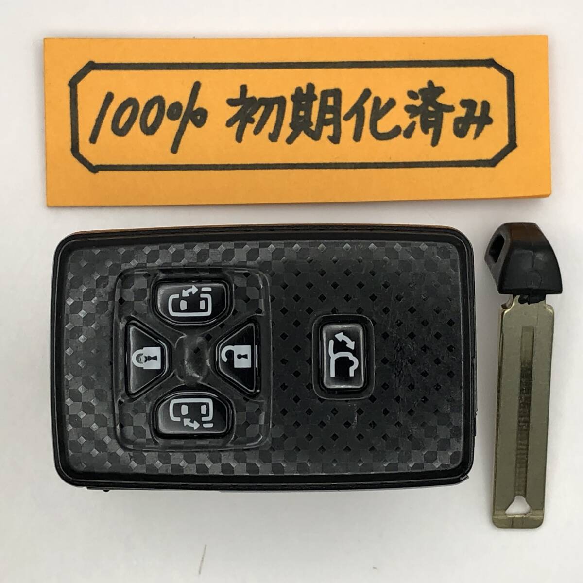 EF70 初期化済 トヨタ スマートキー エスティマ 50 アルファード ヴェルファイア 20 5ボタン 271451-6221 登録可能 埼玉県深谷市 拍卖