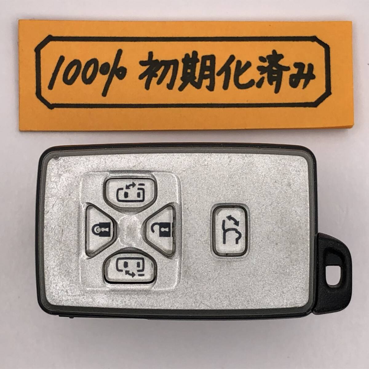 EF218 初期化済 トヨタ スマートキー エスティマ 50 アルファード ヴェルファイア 20 5ボタン 271451-6221 登録可能 埼玉県深谷市拍卖