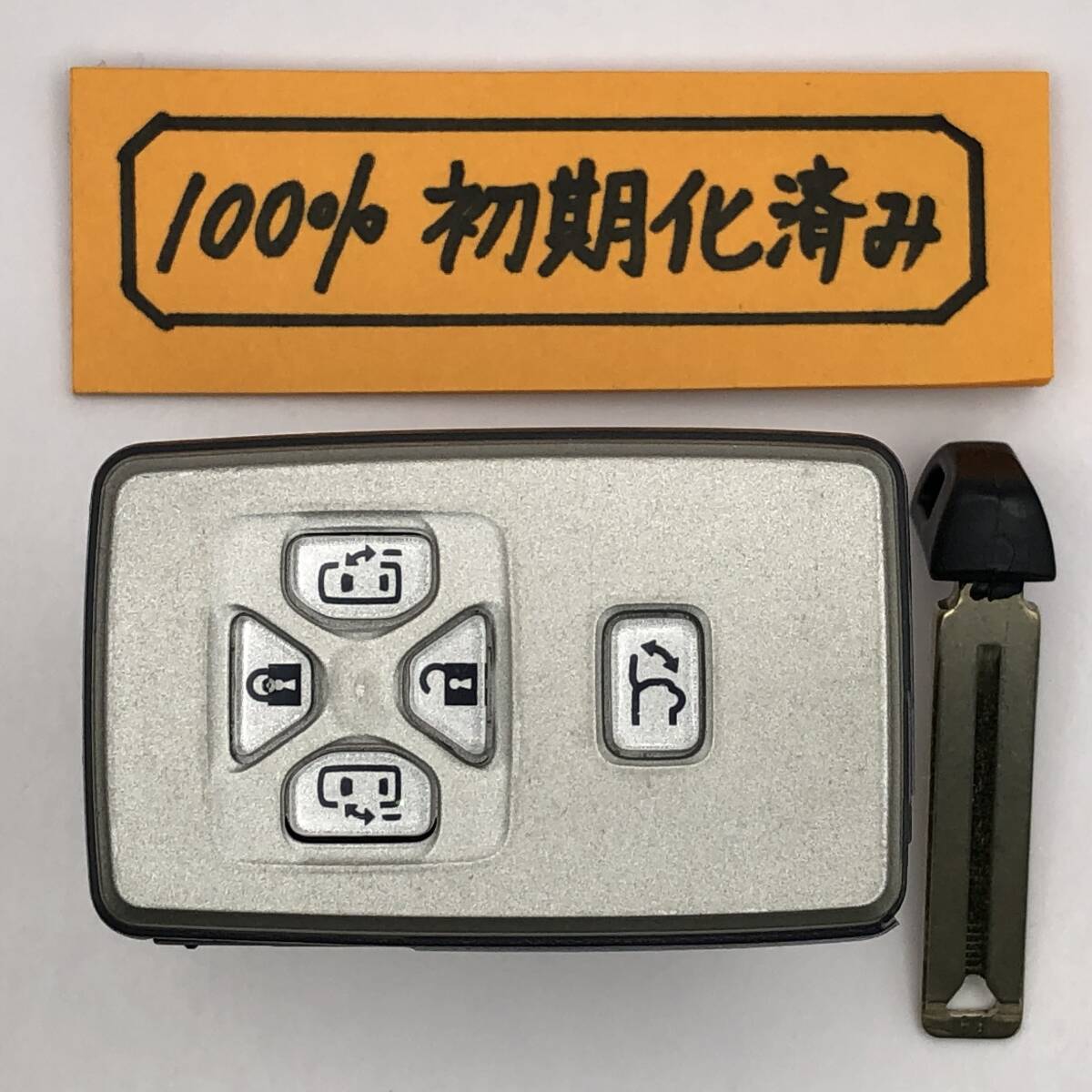 EF282 初期化済 トヨタ スマートキー エスティマ 50 アルファード ヴェルファイア 20 5ボタン 271451-6221 登録可能 埼玉県深谷市 拍卖