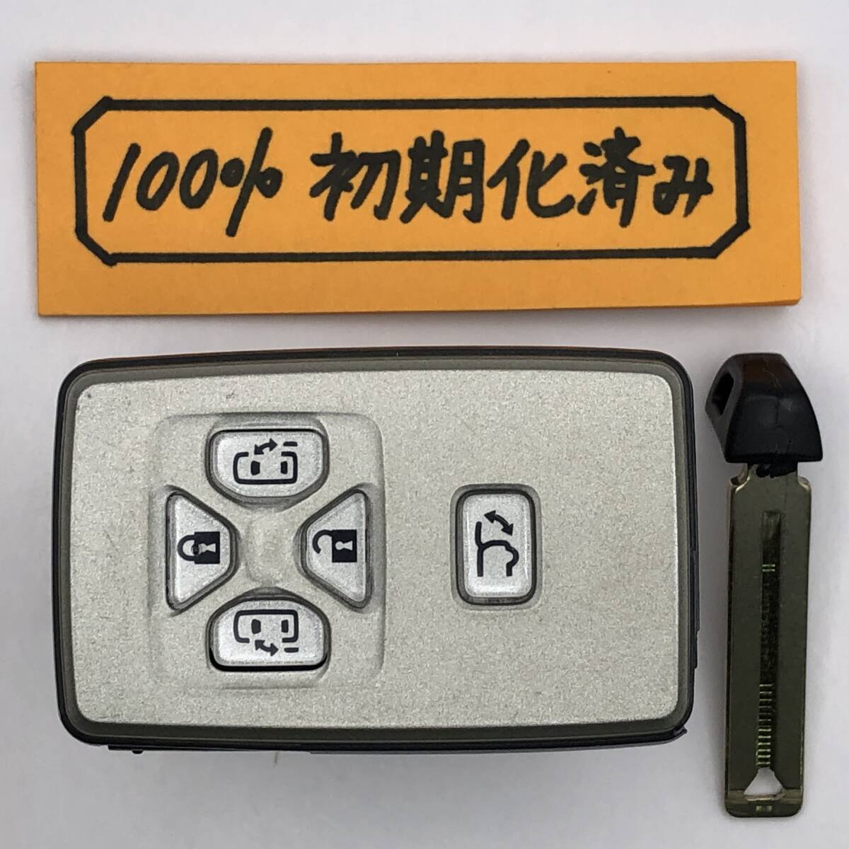 EF288 初期化済 トヨタ スマートキー エスティマ 50 アルファード ヴェルファイア 20 5ボタン 271451-6221 登録可能 埼玉県深谷市 拍卖