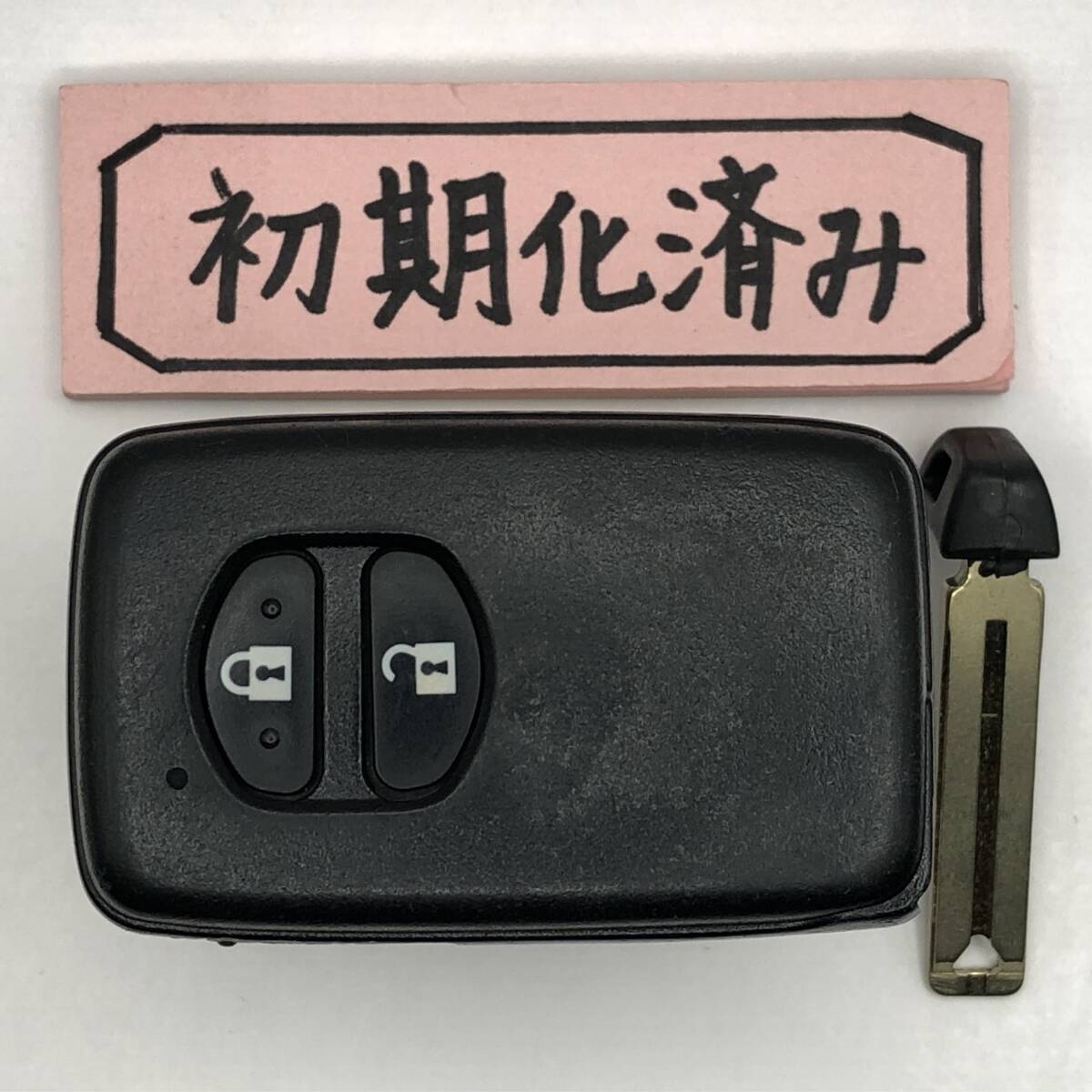 AM08 初期化済 トヨタ スマートキー アクア プリウス ヴィッツ 130 ウィッシュ ブランクキー 271451-5300 001YUA1033 14ADA-02拍卖