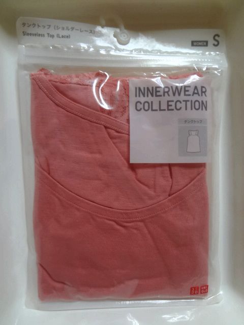 新品 UNIQLO ユニクロ タンクトップ(ショルダーレース)S拍卖