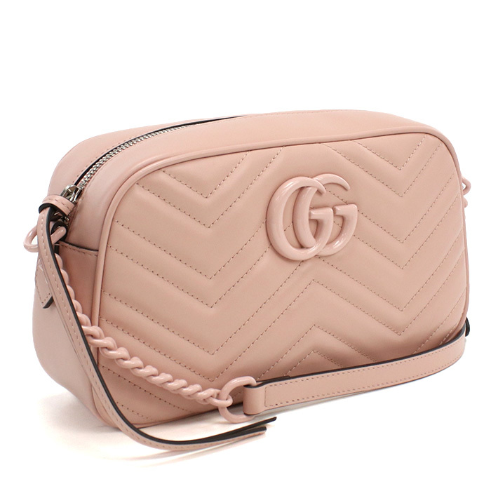 グッチ GUCCI GG MARMONT 2.0 斜め掛けショルダー ブランド GGマーモント447632 DAAAH 5909ピンク系拍卖