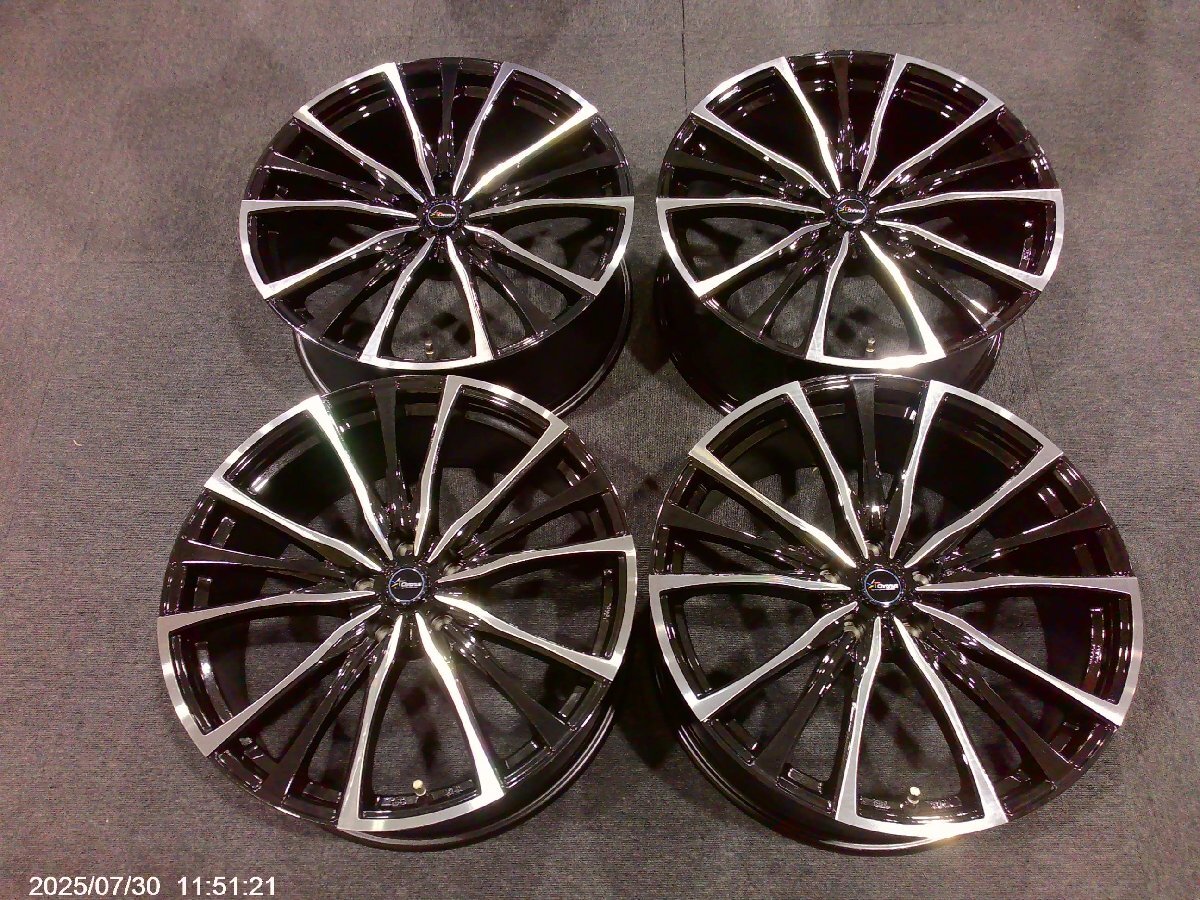 ☆未使用品☆ホットスタッフ クロノス CH-110☆20インチ8.5J+35PCD114.3-5Hアルファード・ヴェルファイア等に! 2945拍卖