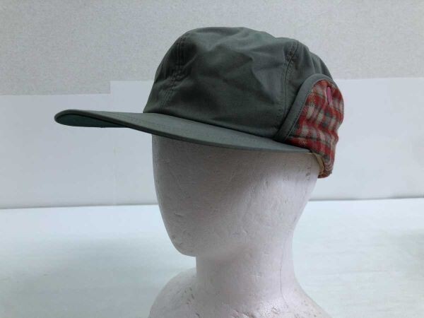 タラスブルバ TARAS BOULBA アシックス asics レトロ スポーツ アウトドア 耳当て シコロ付き キャップ 帽子 日本製 M (56-57cm) カーキ拍卖