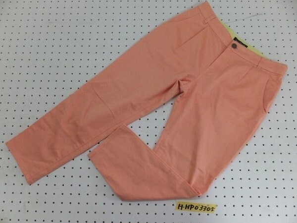 BUONA GIORNATA ボナジョルナータ レディース タックイン ストレッチ クロップドパンツ M オレンジ拍卖