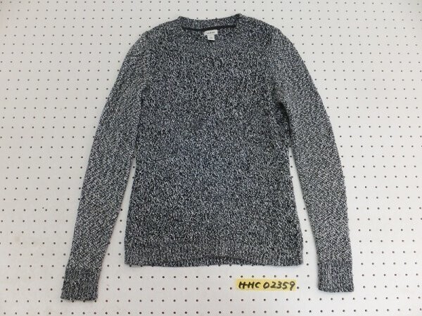 L.L.Bean エルエルビーン レディース コットン MIXカラー ニットソー 小さいサイズ XXS 黒白拍卖