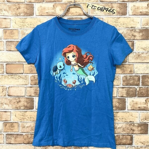 teeturtle レディース キャラクター パロディ パチモン 半袖Tシャツ WL 水色拍卖